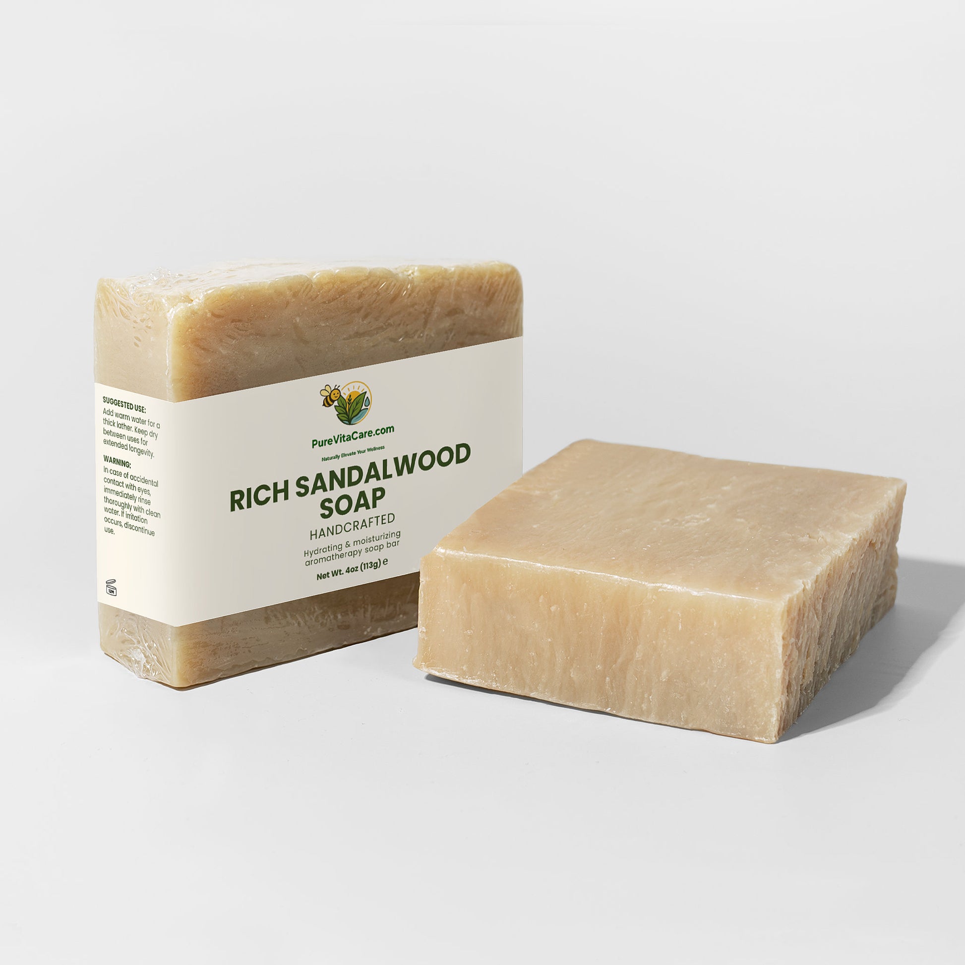 Rich Sandalwood Soap . - PureVitaCare.com