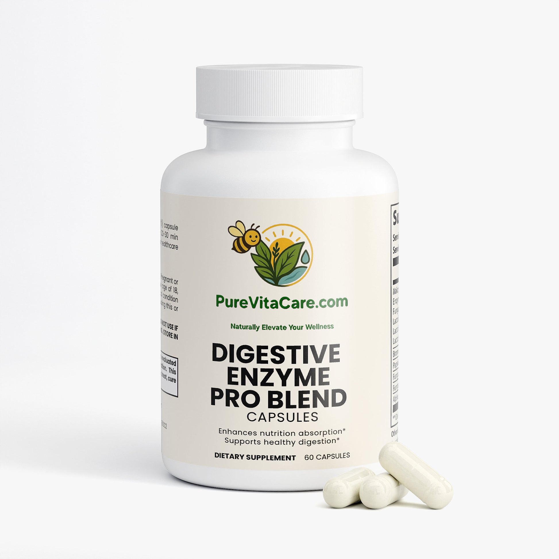 Digestive Enzyme Pro Blend - PureVitaCare.com