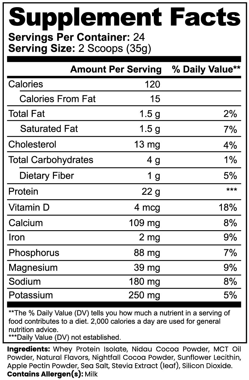Advanced 100% Whey Protein Isolate (Chocolate) - PureVitaCare.com