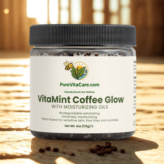 Peppermint Coffee Scrub - PureVitaCare.com