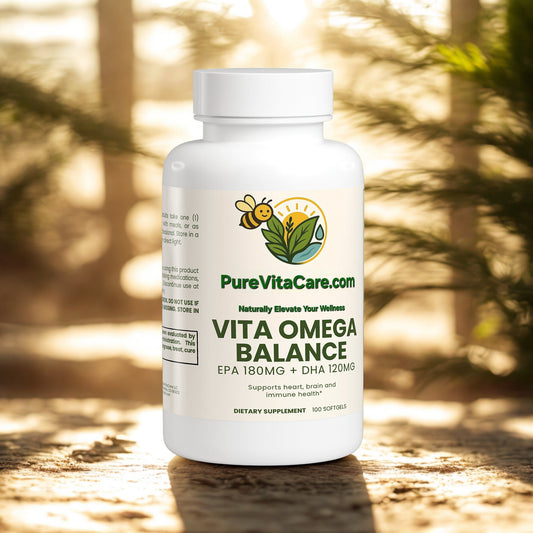 Omega-3 EPA 180mg + DHA 120mg - PureVitaCare.com