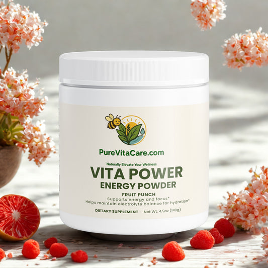 Energy Powder (Fruit Punch) - PureVitaCare.com