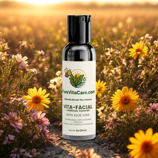 Charcoal Facial Cleanser - PureVitaCare.com