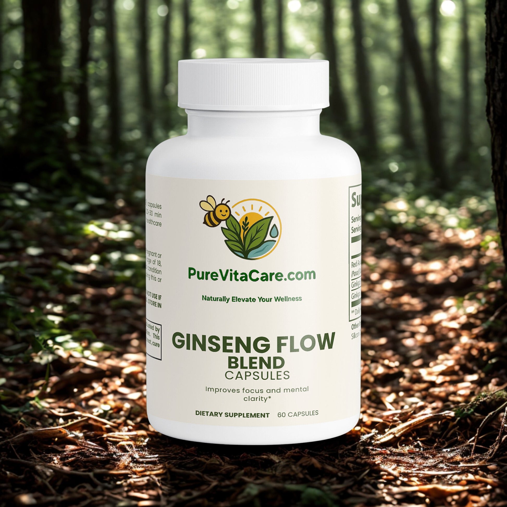 Ginkgo Biloba + Ginseng - PureVitaCare.com