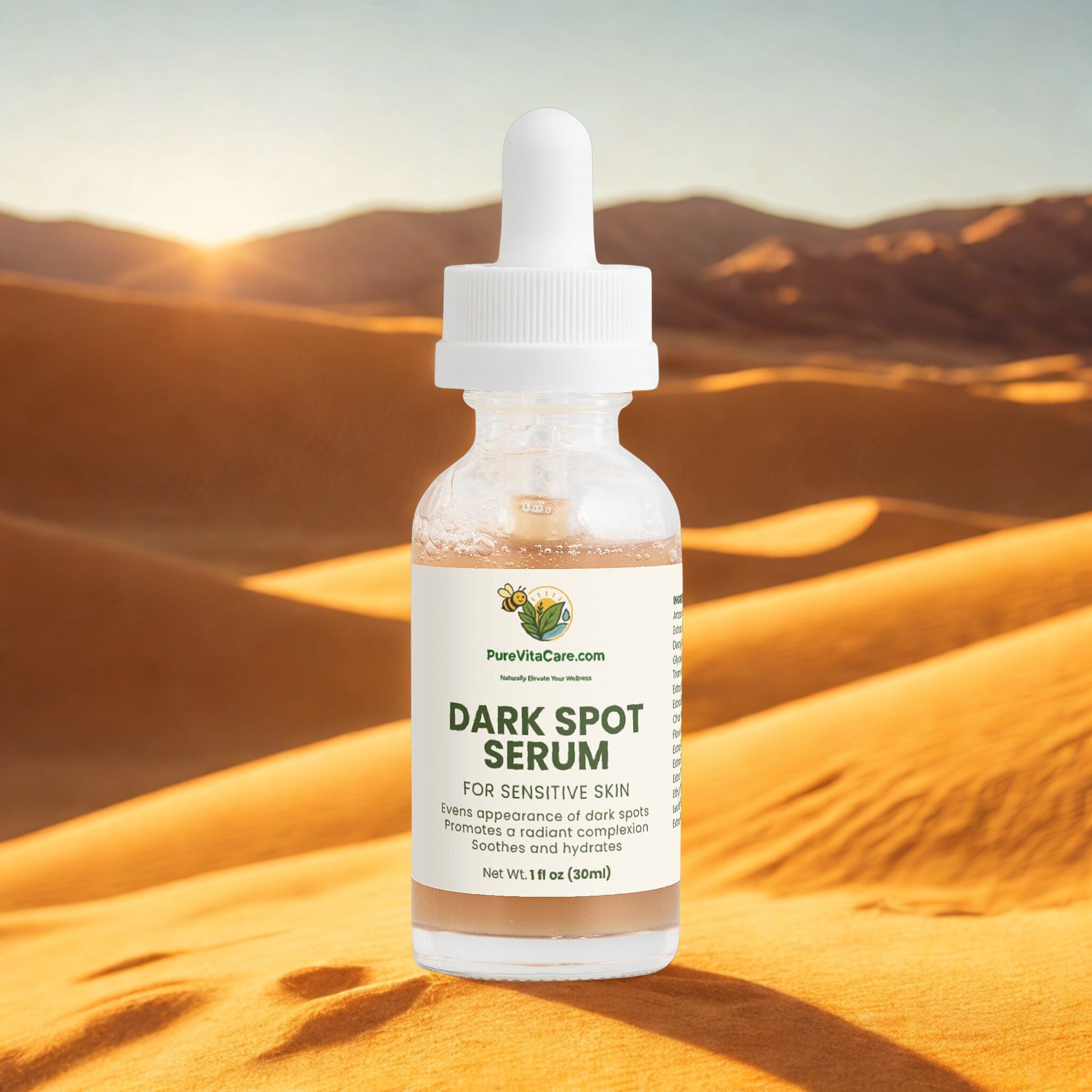 Dark Spot Serum for Sensitive Skin - PureVitaCare.com