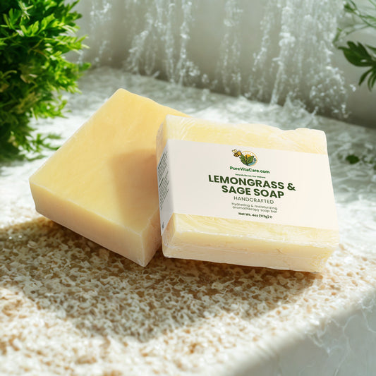 Lemongrass & Sage Soap - PureVitaCare.com