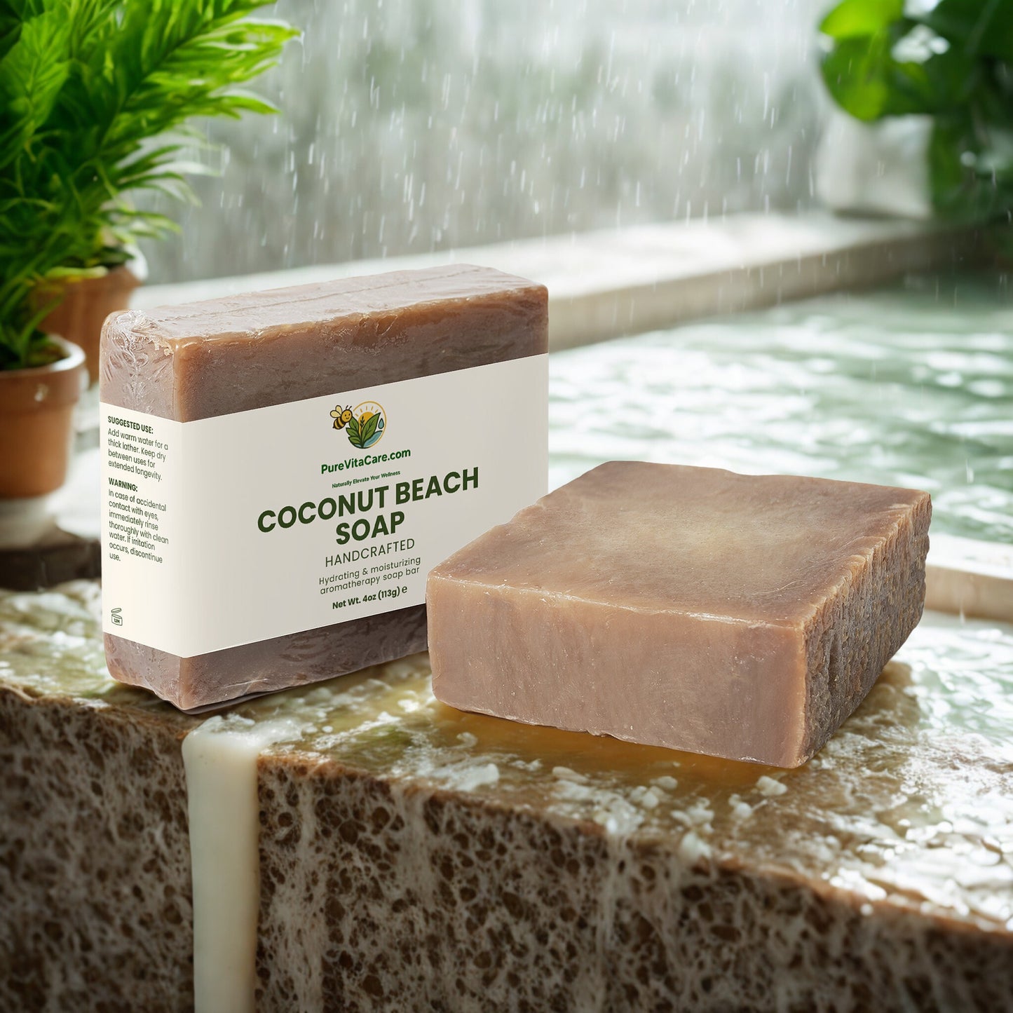 Coconut Beach Soap - PureVitaCare.com