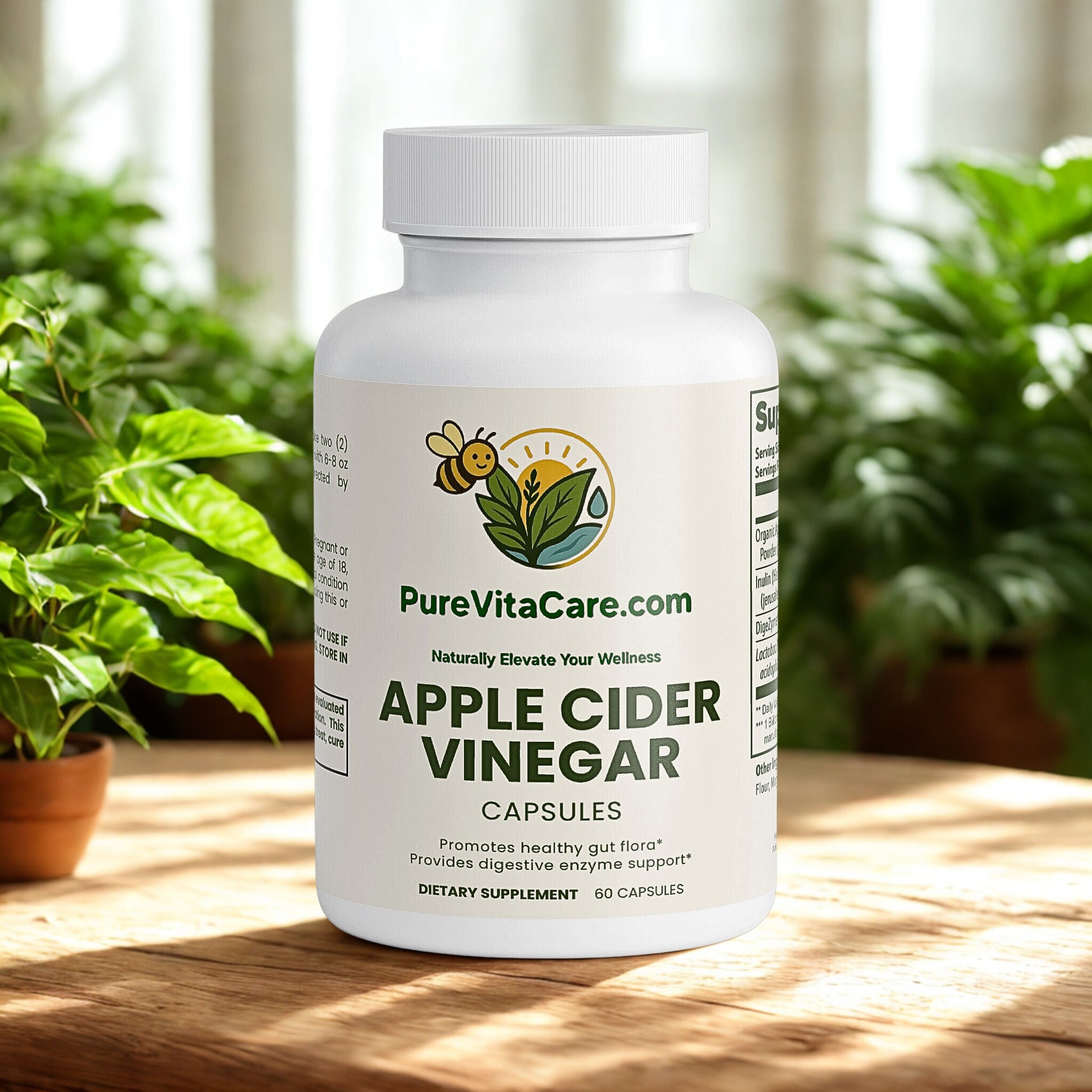 Apple Cider Vinegar Capsules - PureVitaCare.com