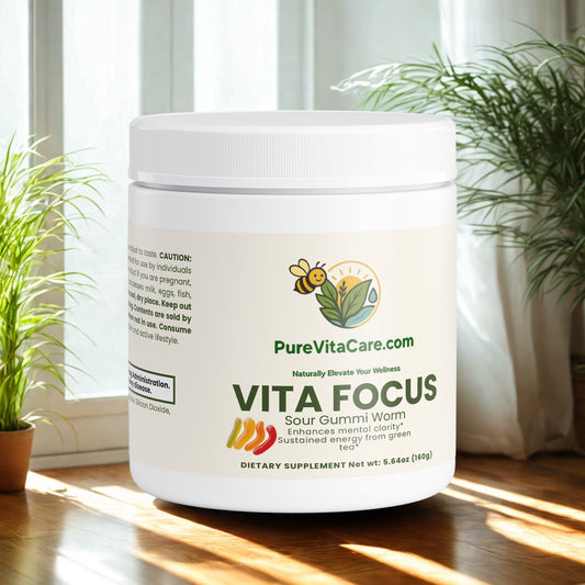 Focus Powder (Sour Gummi Worm) - PureVitaCare.com