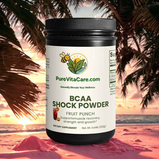 BCAA Shock Powder (Fruit Punch) - PureVitaCare.com